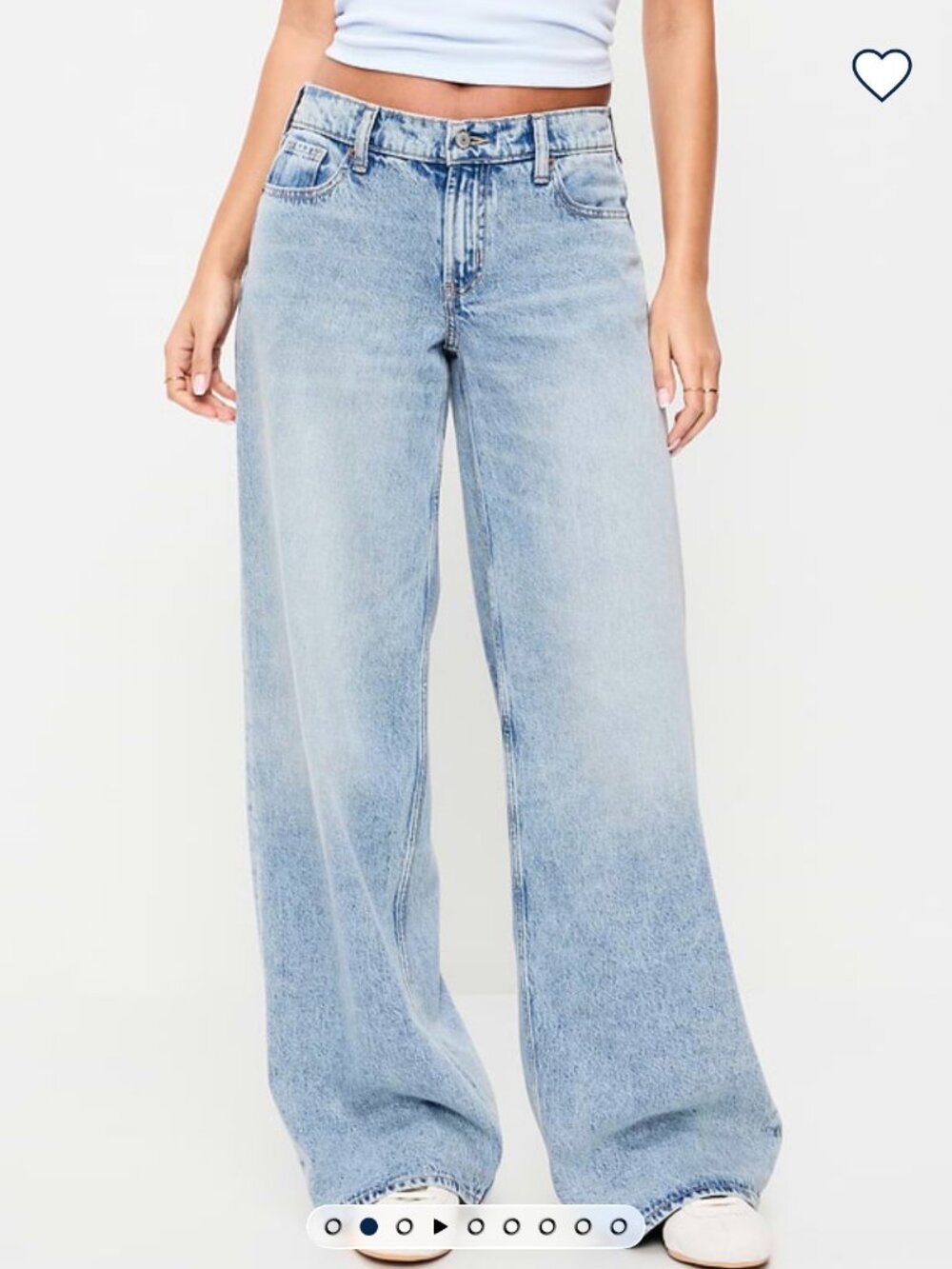 Old Navy Low-Rise Baggy Wide-Leg Jeans 12